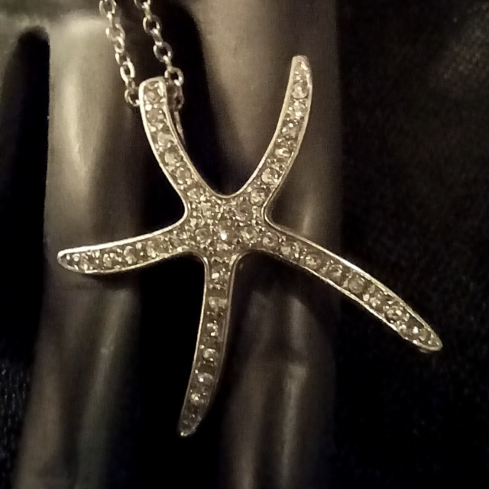 Jeweled Starfish Necklace
